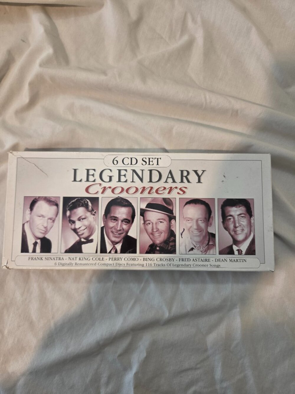 Legendary Crooners 6-CD Box Set – Sinatra, Martin, Crosby, Cole, Como & Astaire